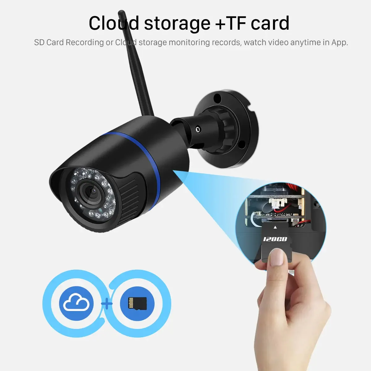 1080P HD Wireless Security Indoor Outdoor Waterproof Camera-Wireless Outdoor Camera