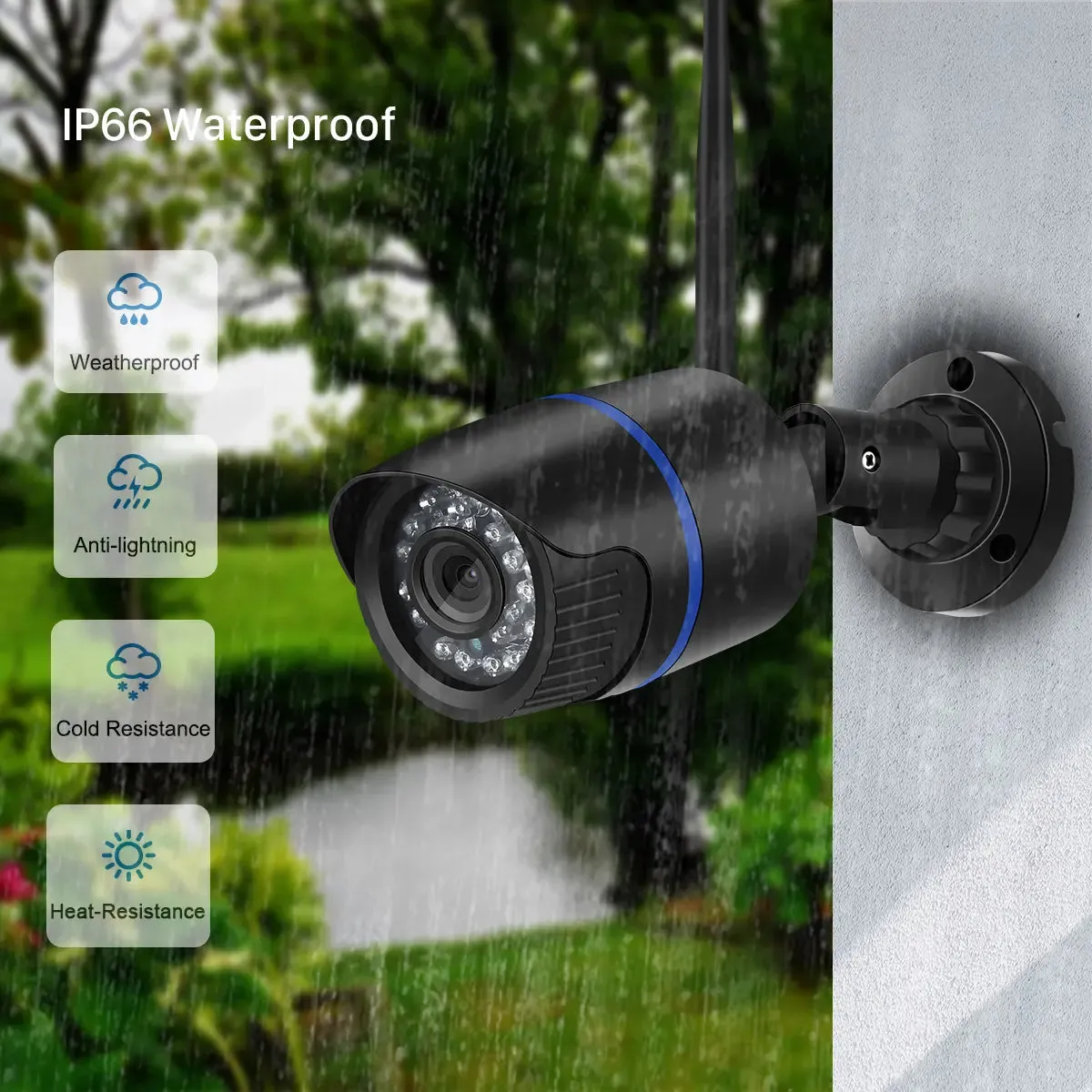 1080P HD Wireless Security Indoor Outdoor Waterproof Camera-Wireless Outdoor Camera