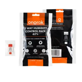 2-Way 62% Humidity Packs | 3 sizes (Small, Medium, Large)