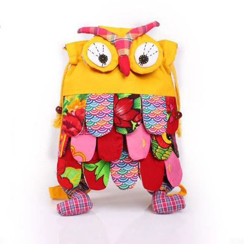 27cm So Cute!! Cartoon Owl Kid Backpack - Free Shipping to N.A.