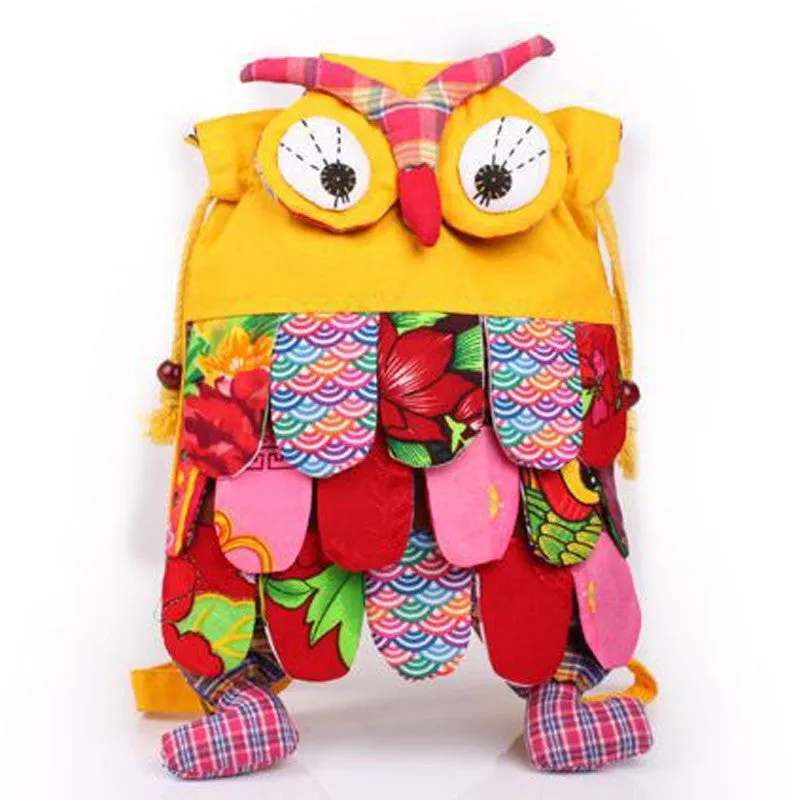 27cm So Cute!! Cartoon Owl Kid Backpack - Free Shipping to N.A.