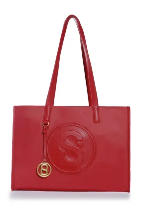 Aaliya Small Tote Bag - Cherry