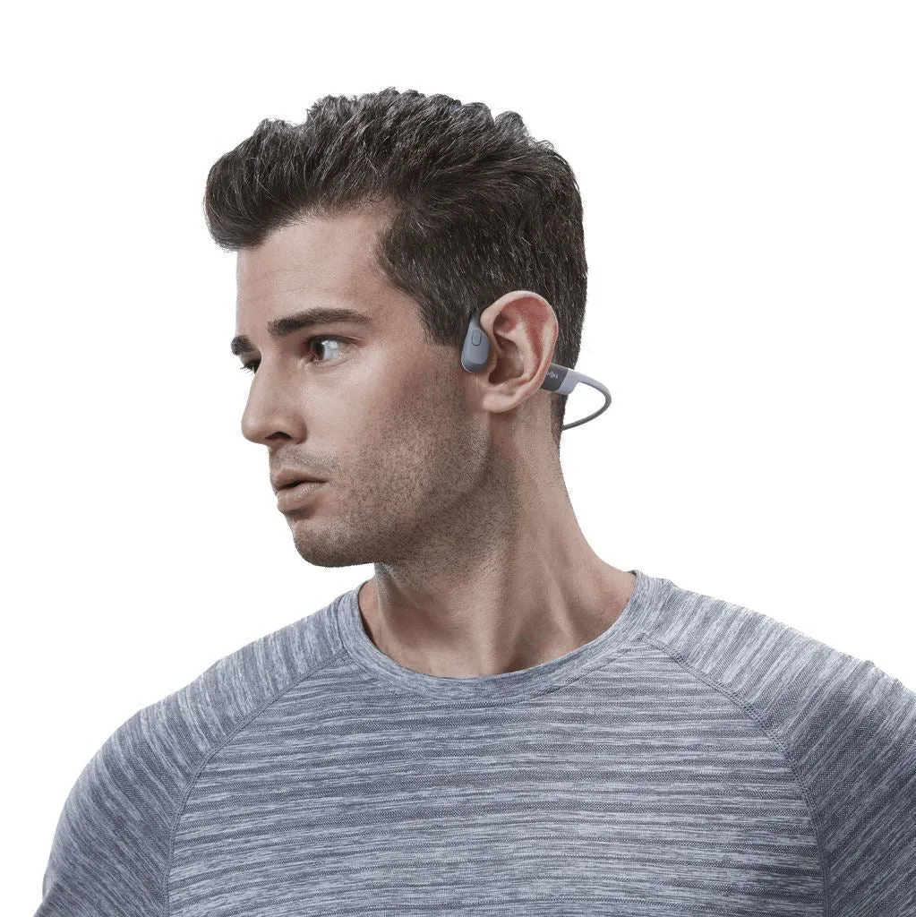 Aftershokz Shokz OpenRun Bluetooth Headphones Sweatproof Earphones - Grey