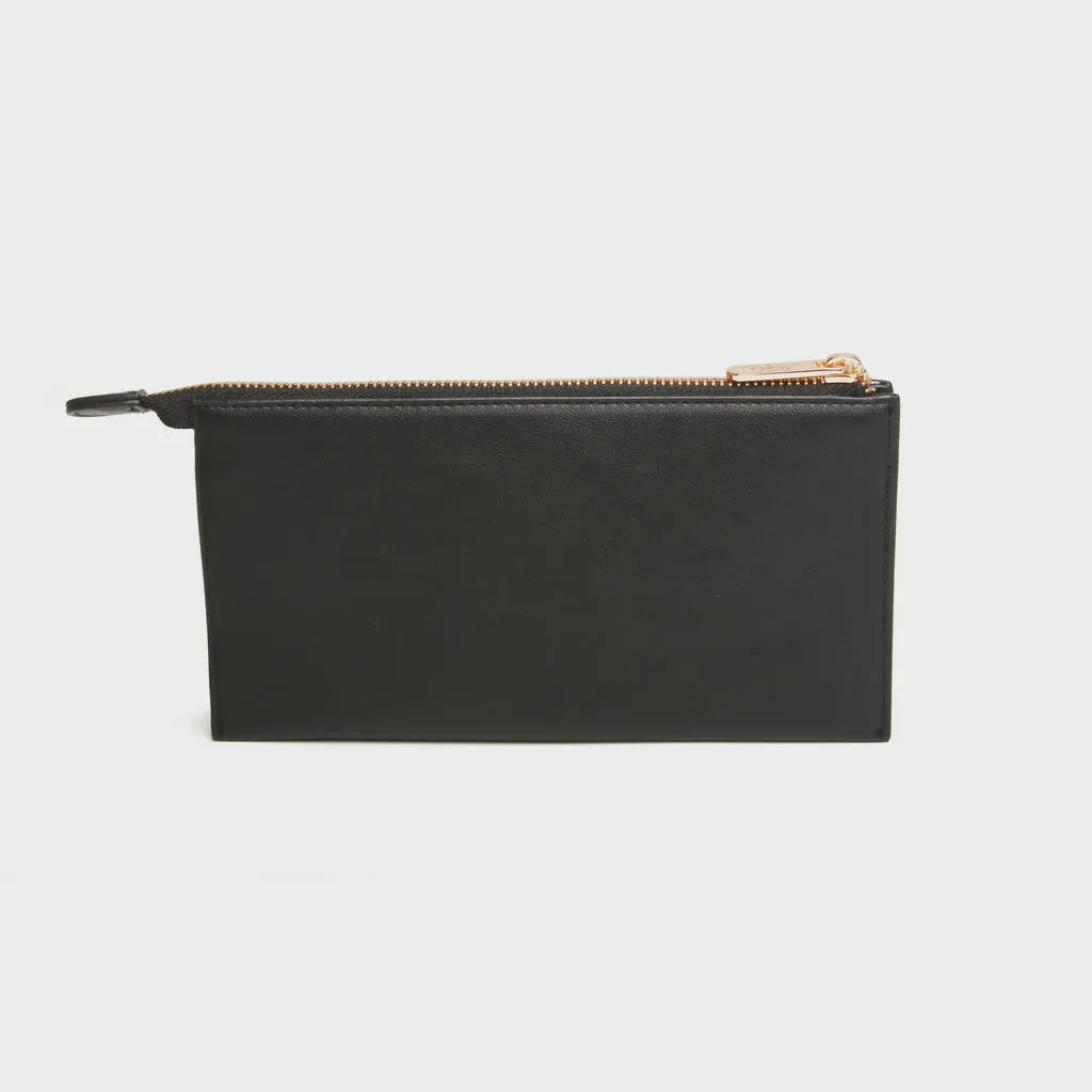 Alice Wheeler Valencia Double Purse Black