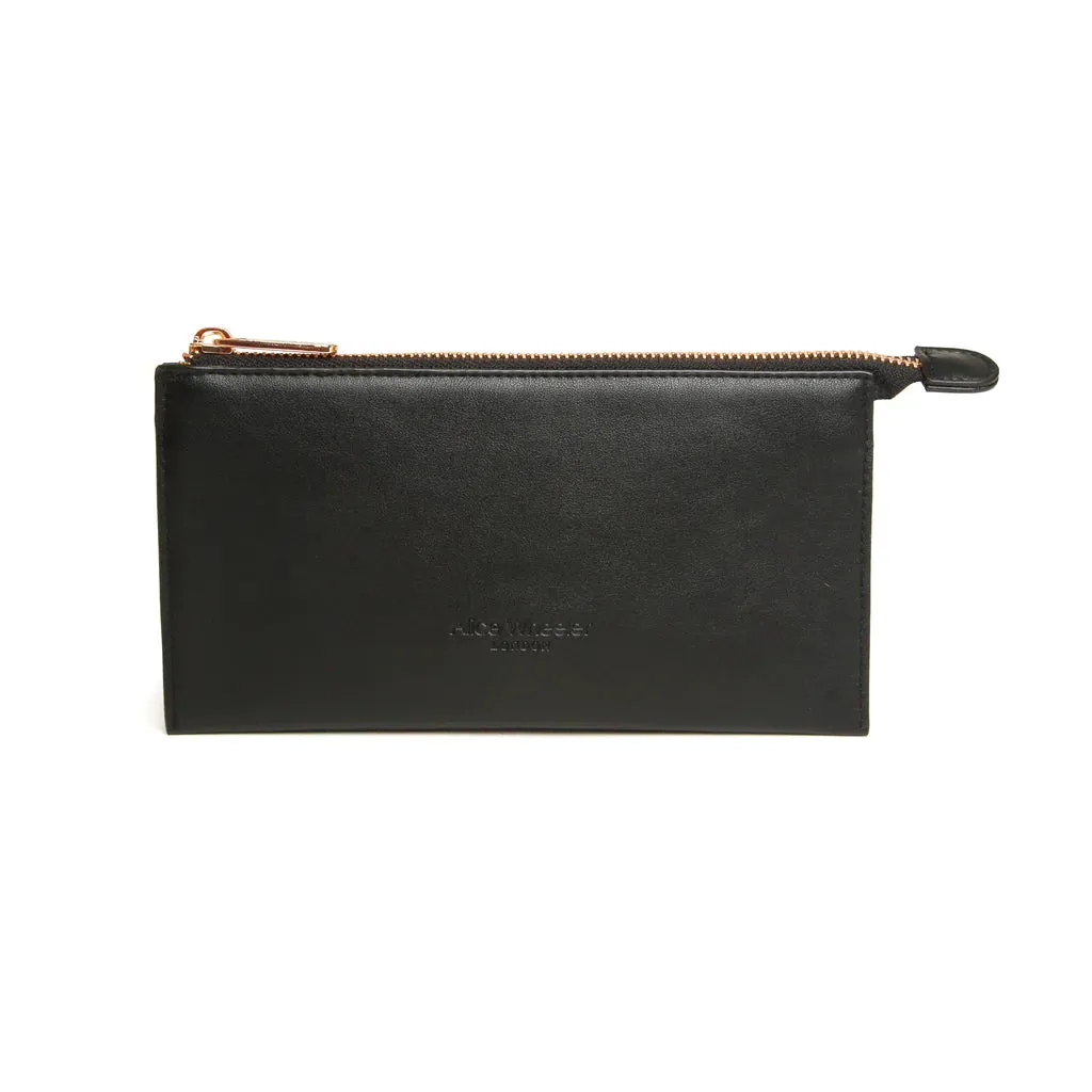 Alice Wheeler Valencia Double Purse Black