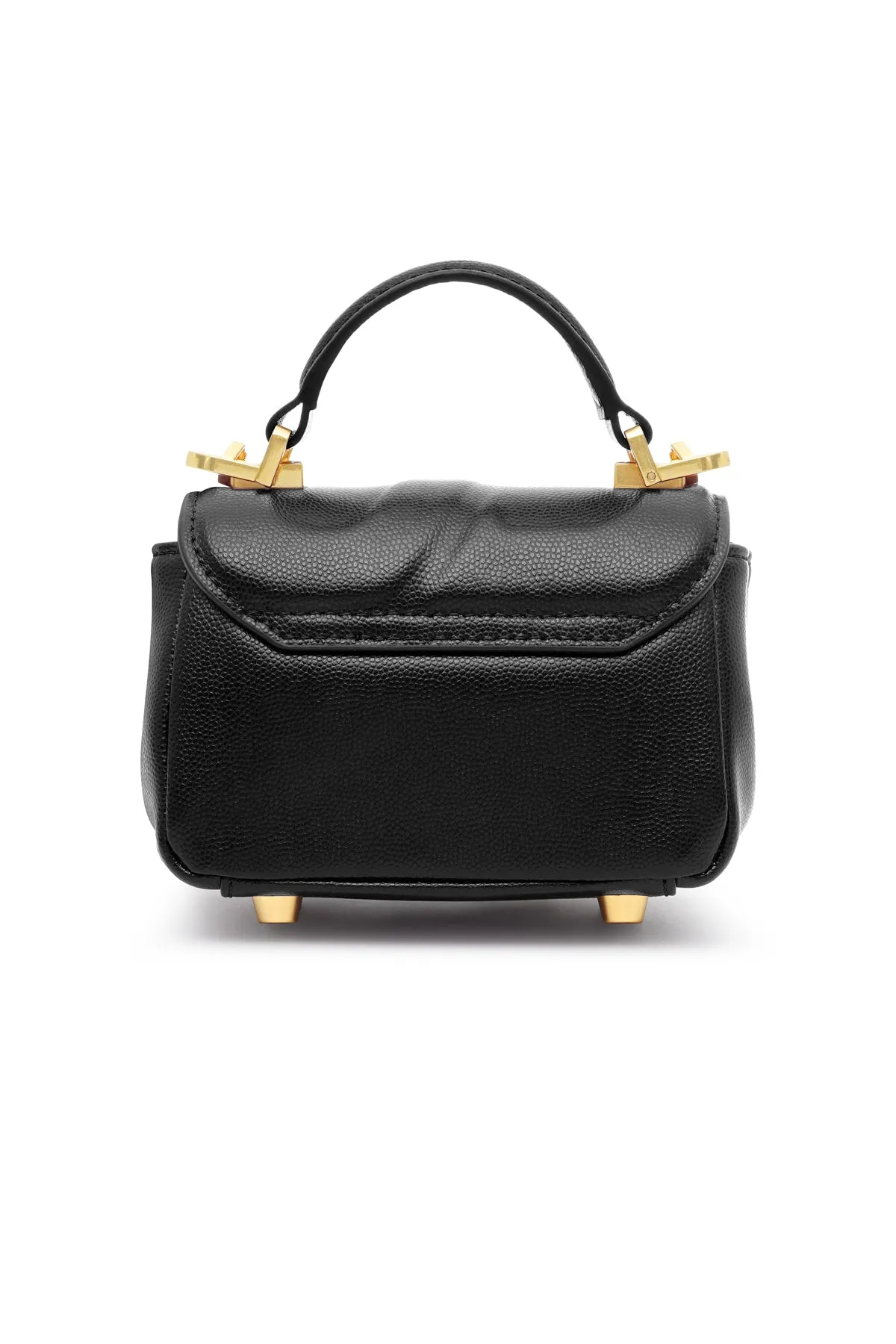 Alma Leather Micro Bag - Black