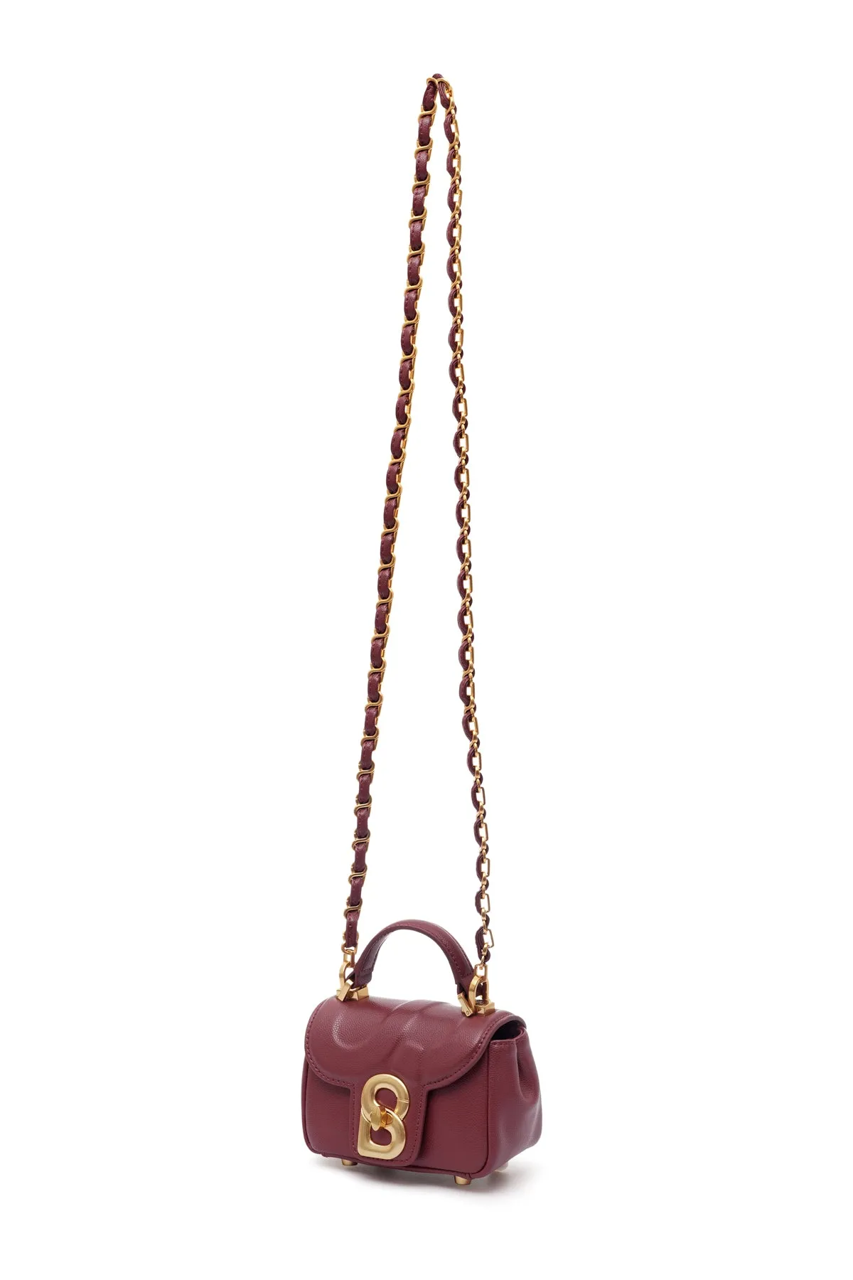 Alma Leather Micro Bag - Red