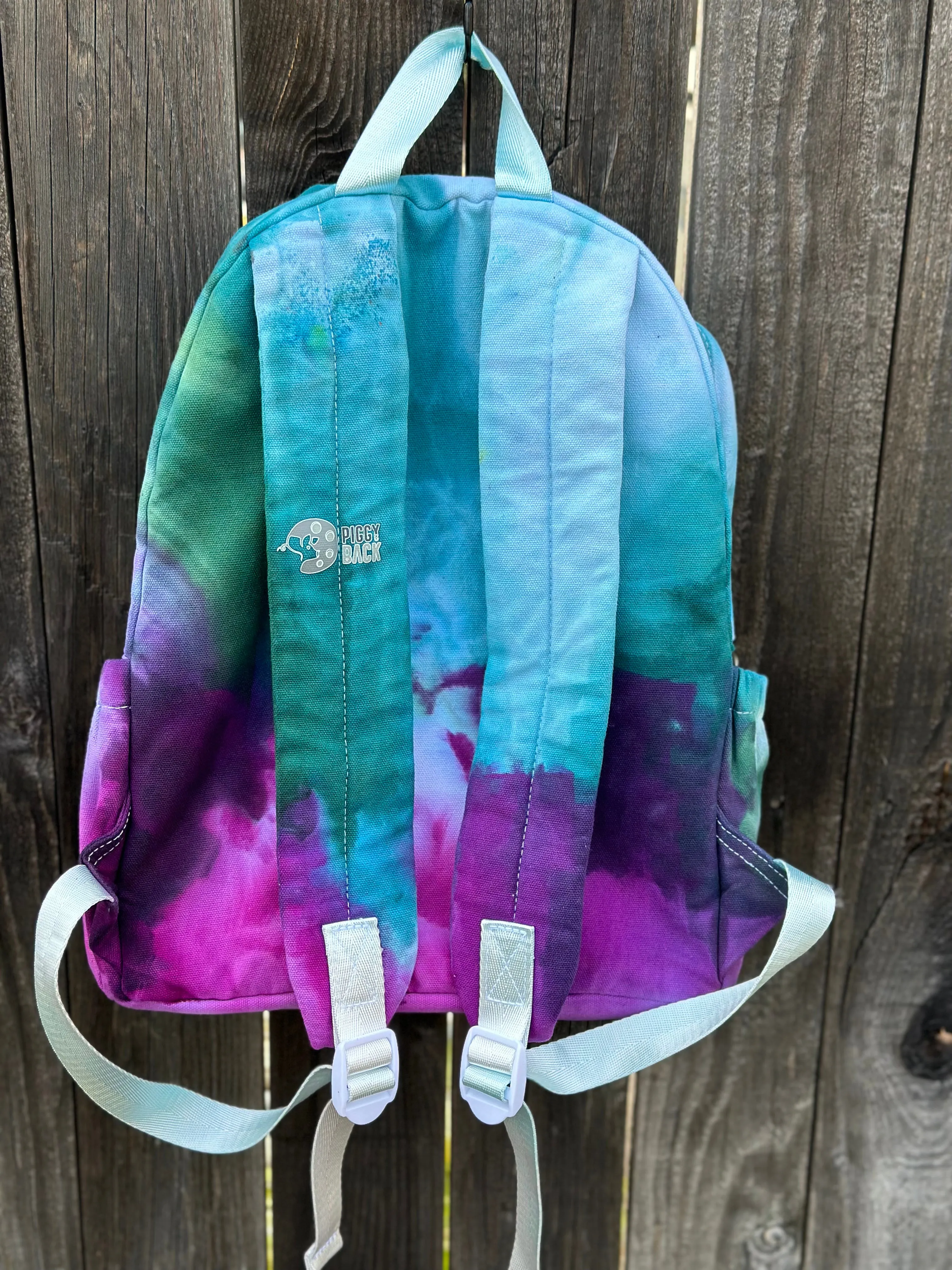 Backpack in Purple and Blue