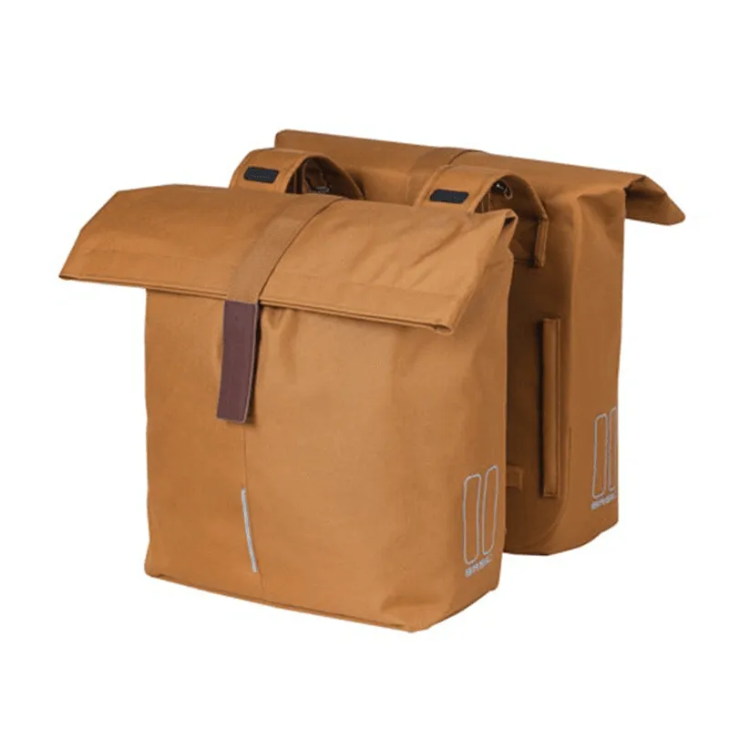 Basil City 28-32L Double Bag - Camel Brown