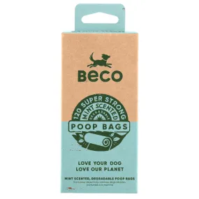 Beco Eco-Friendly Degradable Mint Scented Dog Poop Bags 120pk