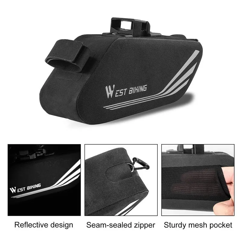 Bike Bag Cycling Rear Seat Tail Bag Waterproof Seatpost Pannie Bag Bike Accessories Reflective Bicycle Saddle Bags