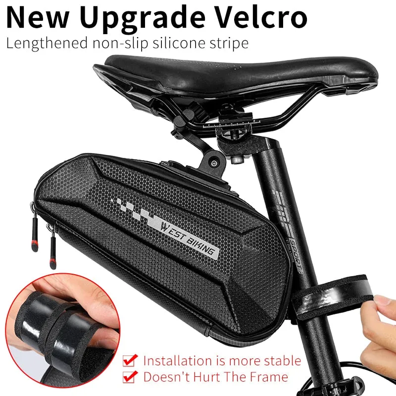 Bike Bag MTB Road Bike Saddle Bag Tools Pannier Waterproof Reflective Front Frame Phone Bag Cycling Accessories