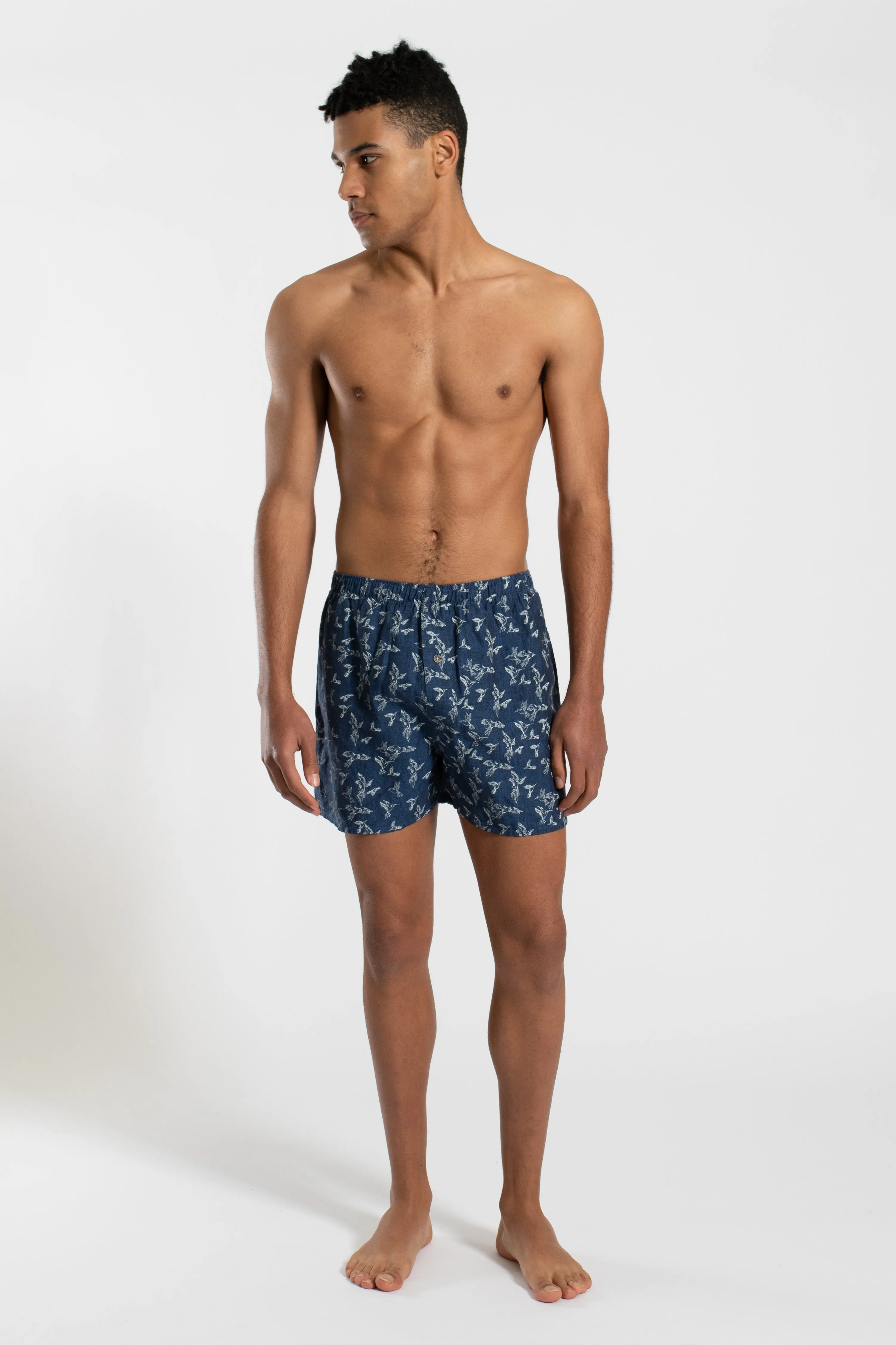 Bird Cluster Sleep Shorts