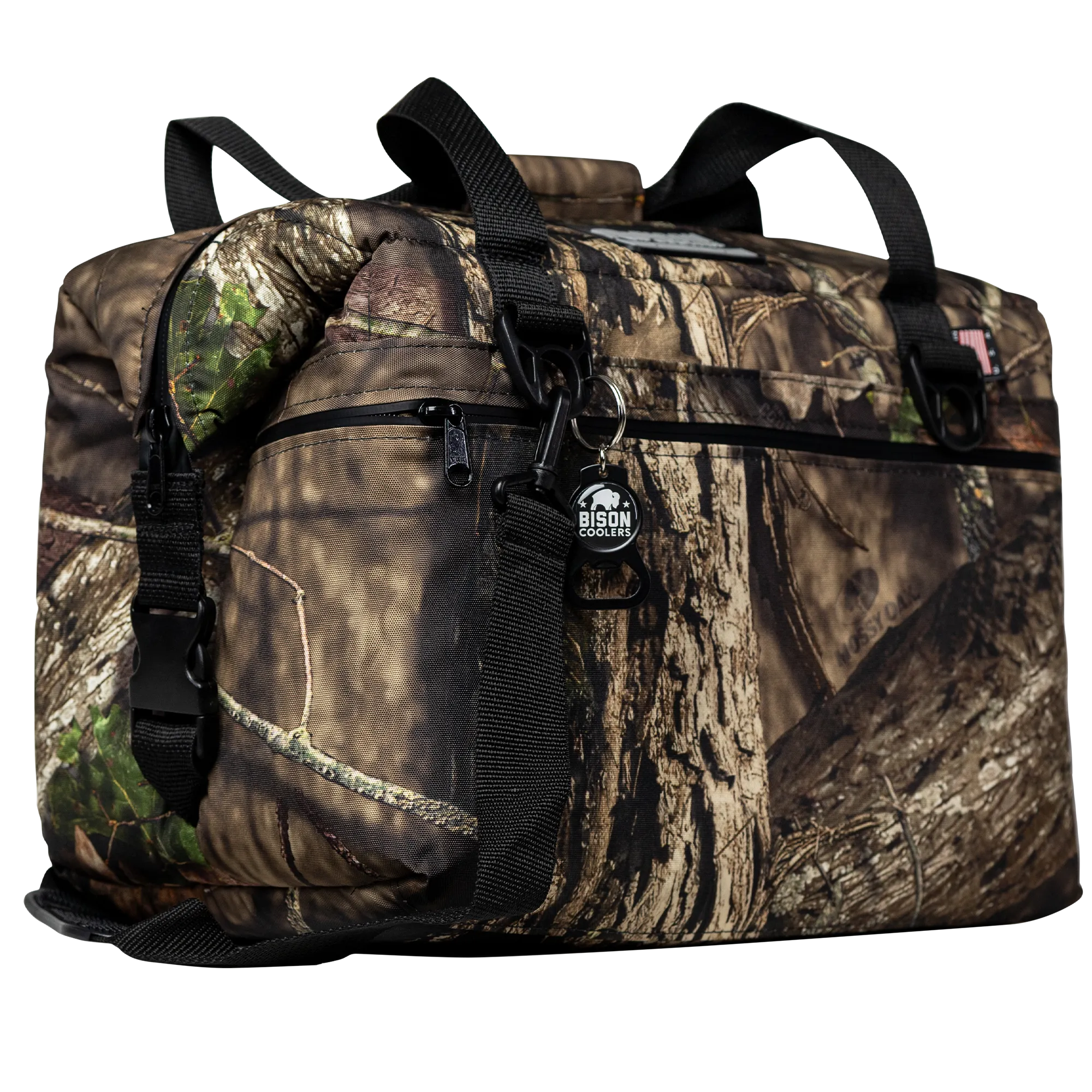 Bison 24 Can - Mossy Oak Camo SoftPak Cooler