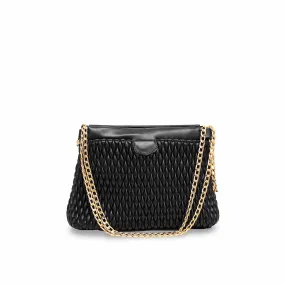 Black Formal Shoulder Bag P55605