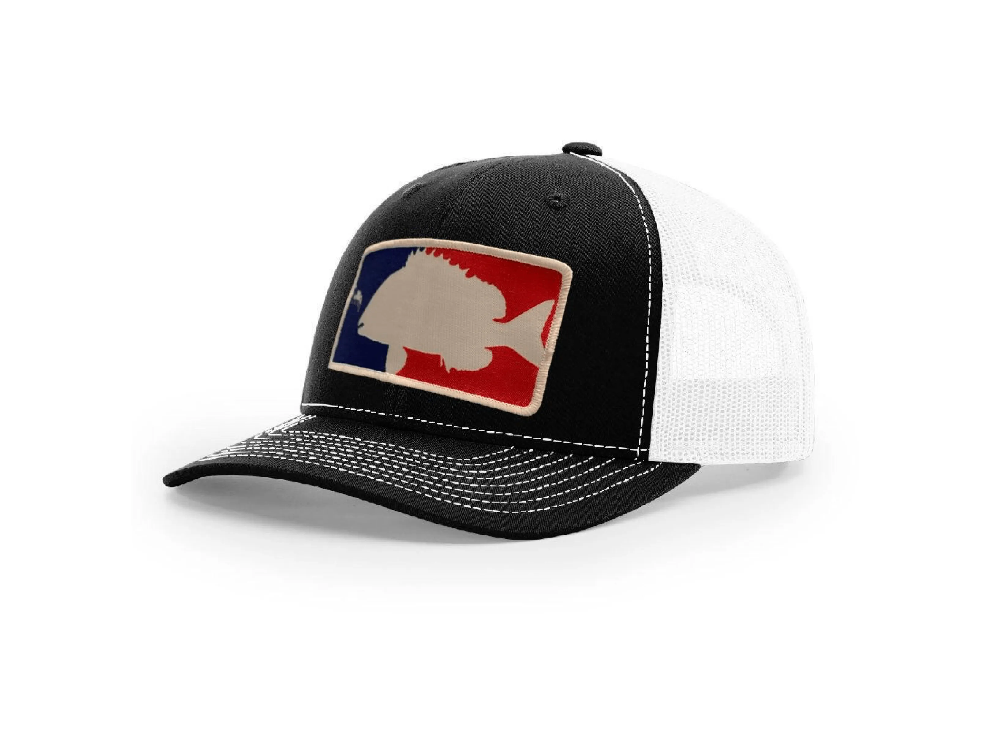 Black / White Major League Sheepshead Trucker Hat | Sheepshead Nation