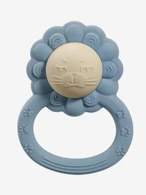 Bloom Bambini Baby Lion Rattle Teether in Blue