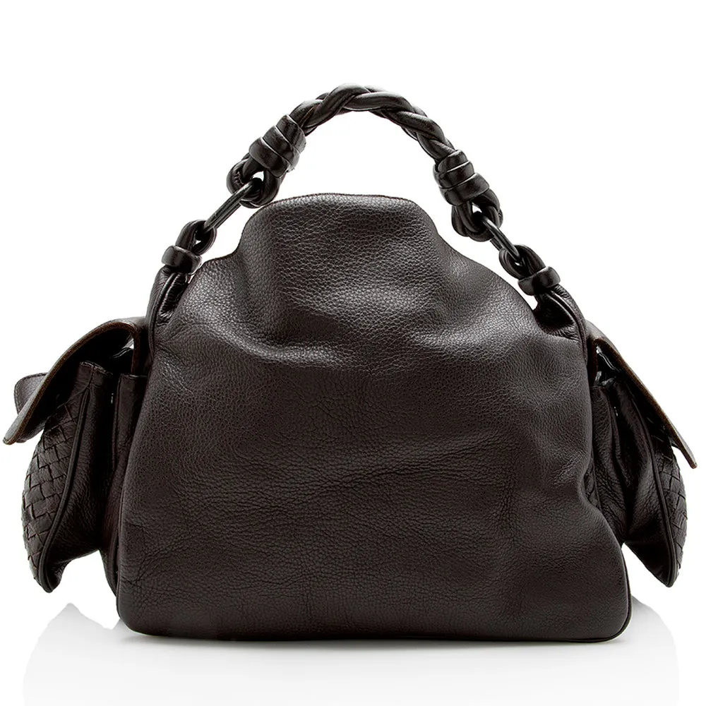 Bottega Veneta Intrecciato Leather Shoulder Bag (SHF-14344)