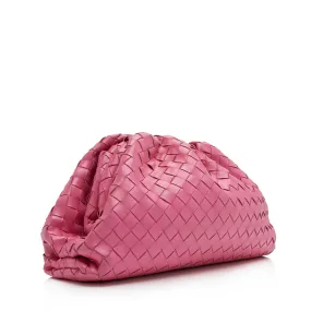 Bottega Veneta Intrecciato Nappa Leather The Pouch Clutch (SHF-23279)