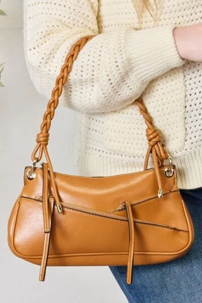 Braided Strap Shoulder Bag