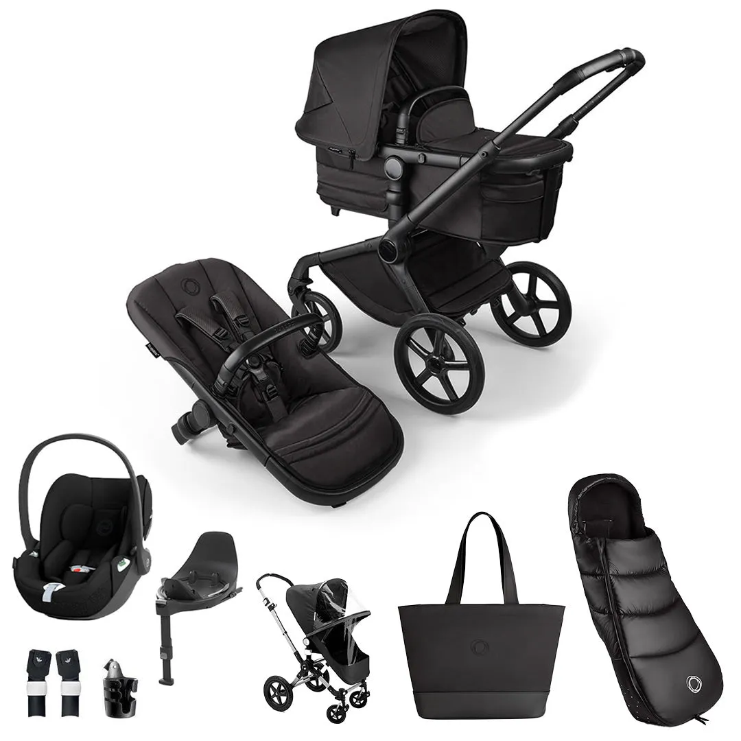 Bugaboo Fox 5 Ultimate Noir Limited Edition   Cloud T Travel System