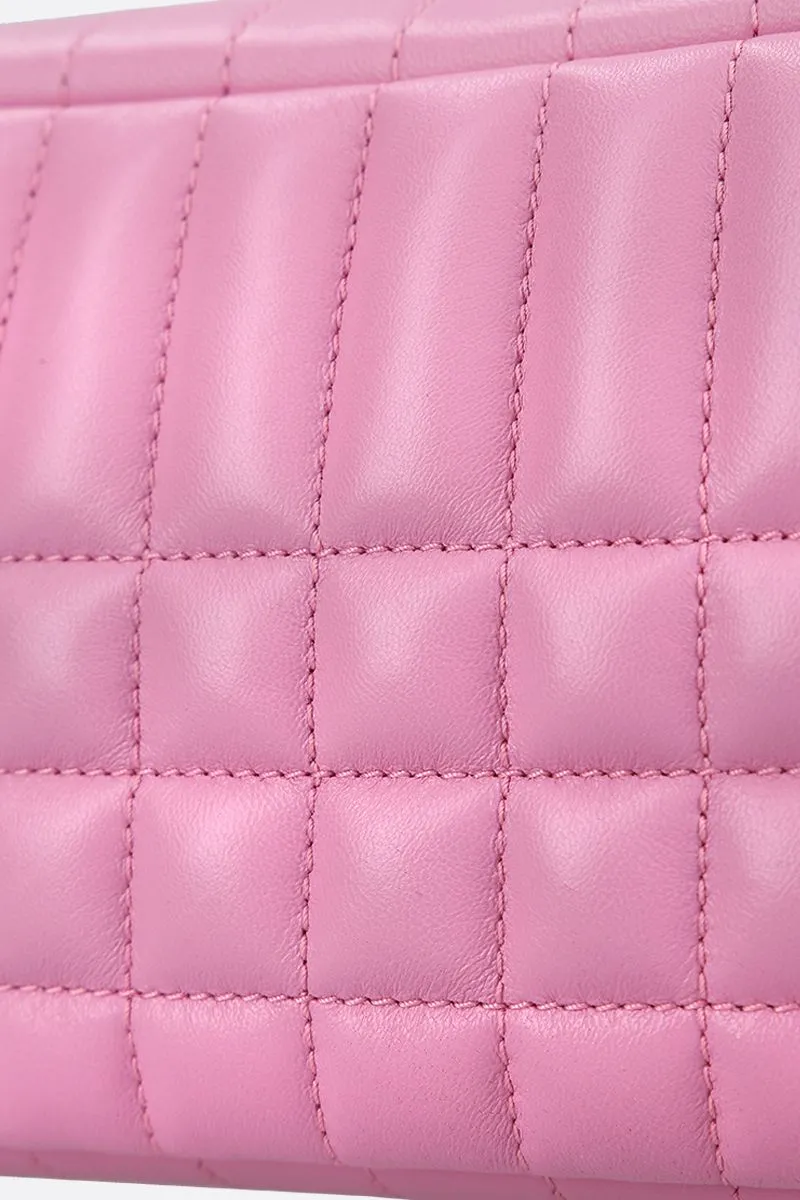 BURBERRY Mini Quilted Lambskin Lola Camera Bag