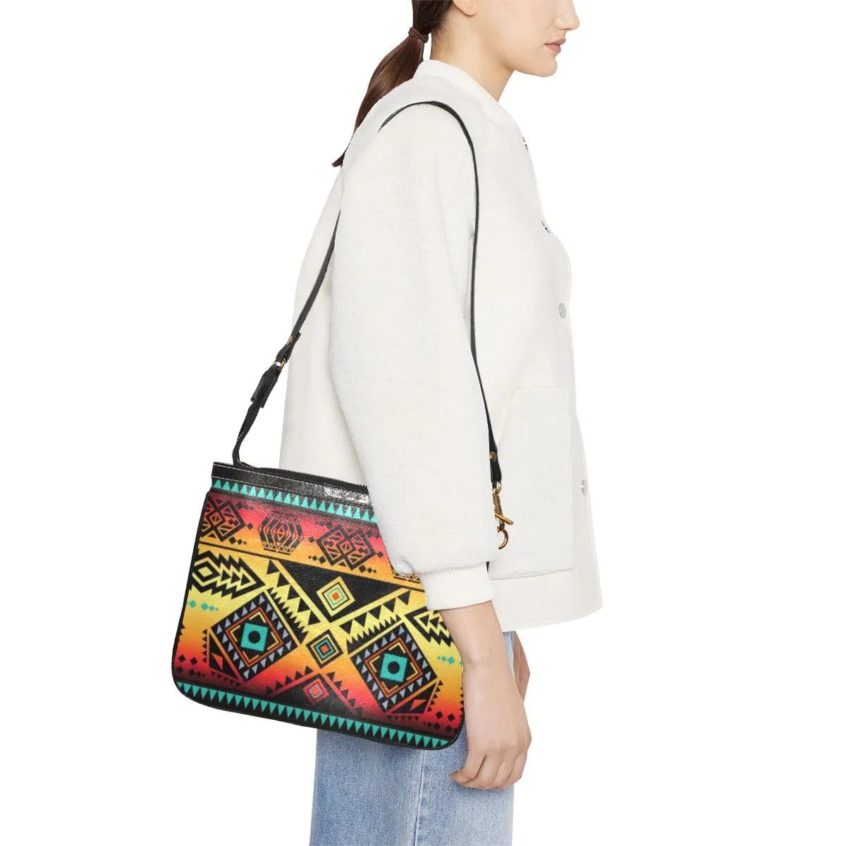 California Coast Sunset Small Shoulder Bag