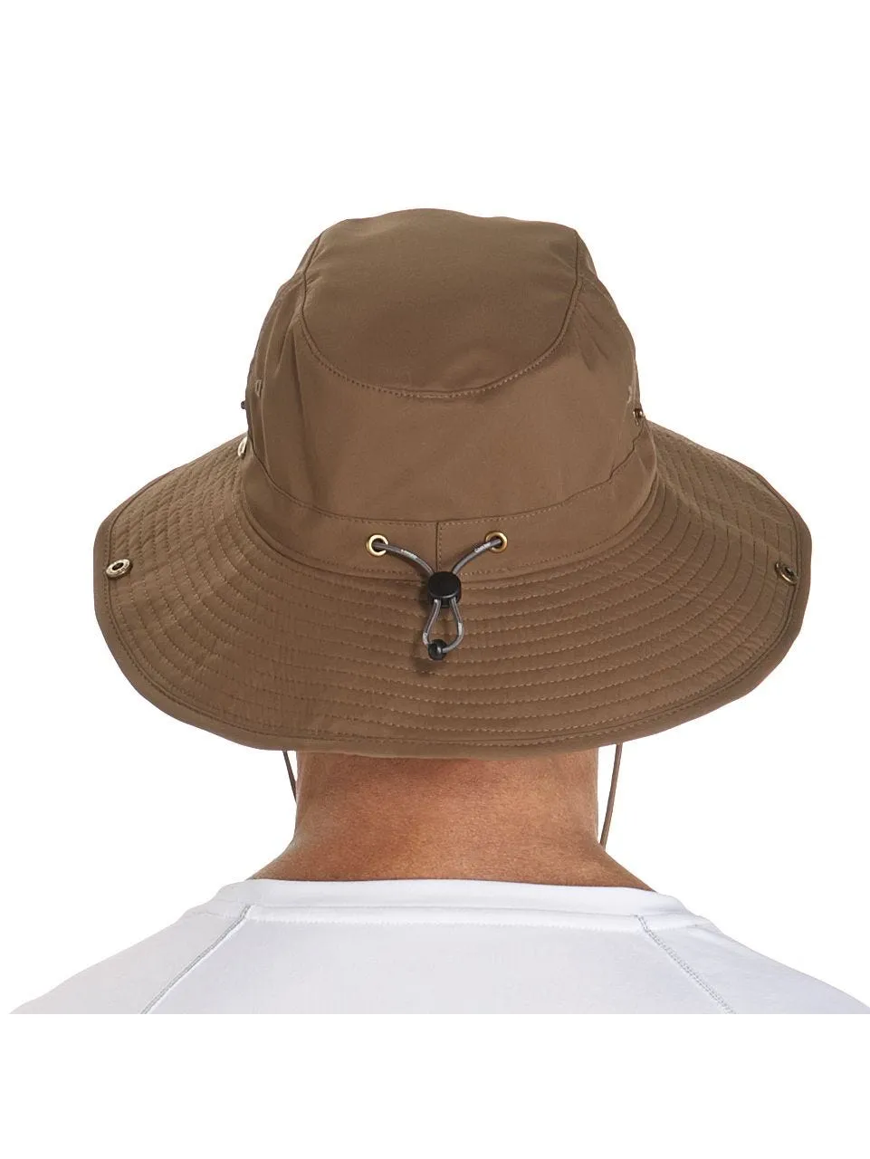 Chase Featherweight Bucket Hat | Khaki/Navy