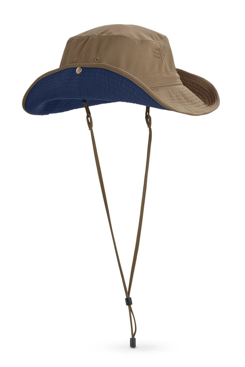 Chase Featherweight Bucket Hat | Khaki/Navy