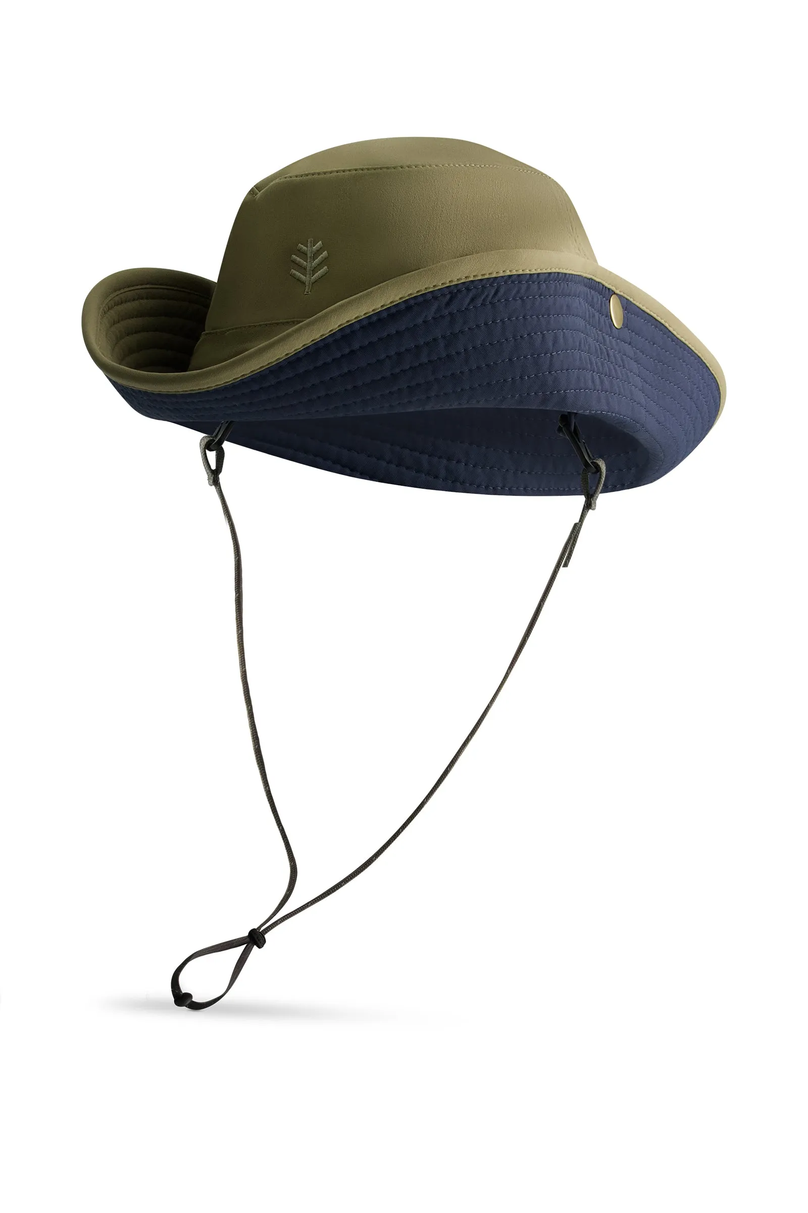 Chase Featherweight Bucket Hat | Khaki/Navy