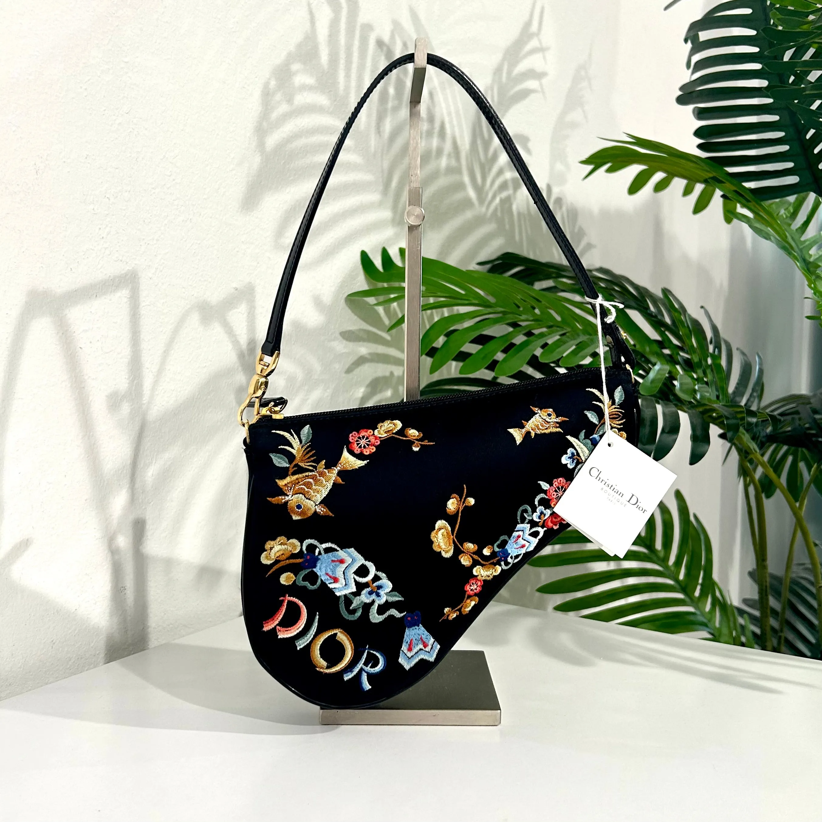 Christian Dior Koi Mini Saddle Bag