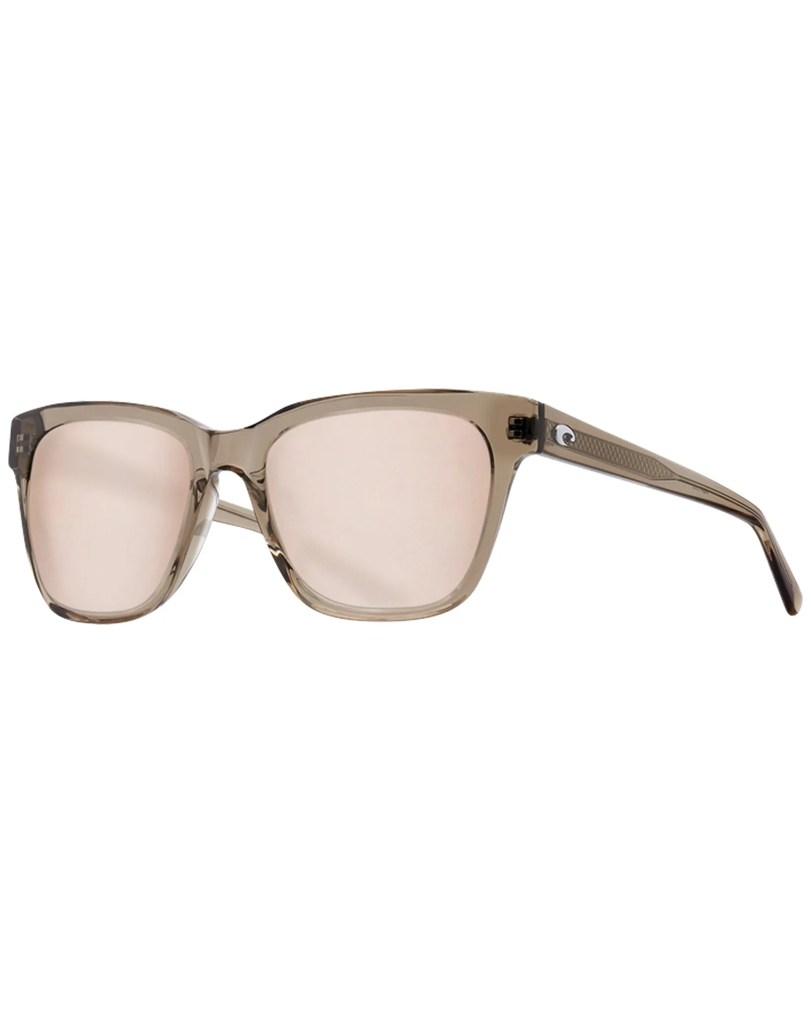 Coquina Copper Silver Mirror Sunglasses