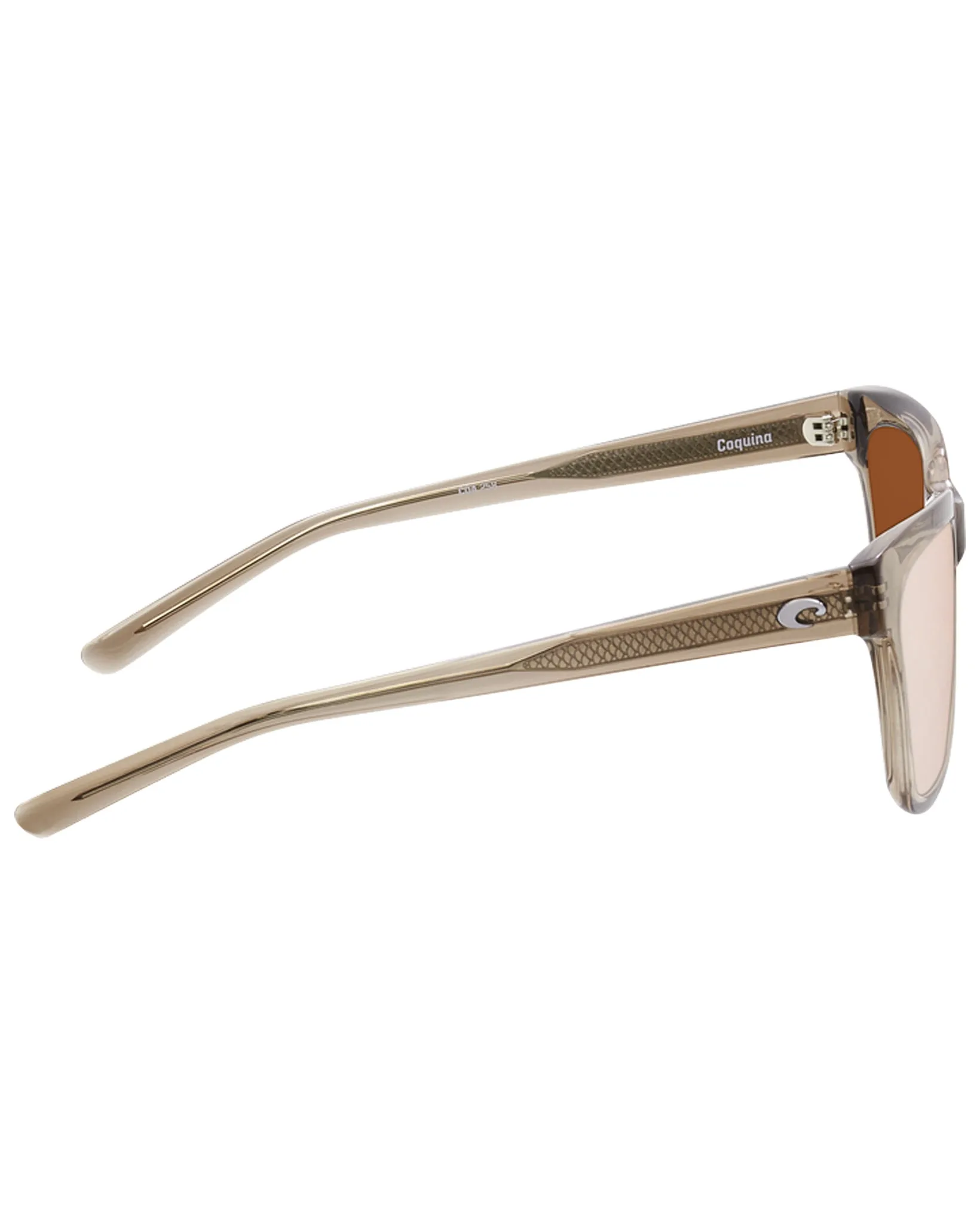 Coquina Copper Silver Mirror Sunglasses