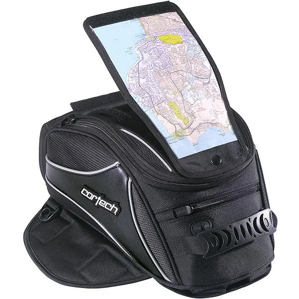 Cortech Super 2.0 12-Liter Tank Bag (Magnetic and Strap Mount)