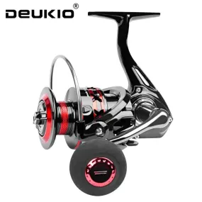 DEUKIO Fishing Reel 2000-7000 Max Drag 12KG Spinning Reels Metal Spool