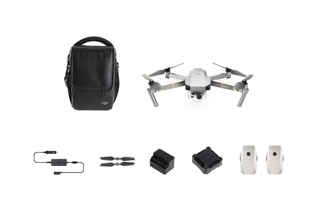 DJI Mavic Pro Platinum Fly More Combo (Renewed)