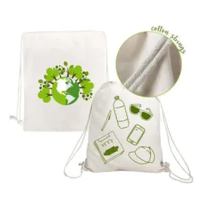 Eco Friendly Drawstring Cotton Bag