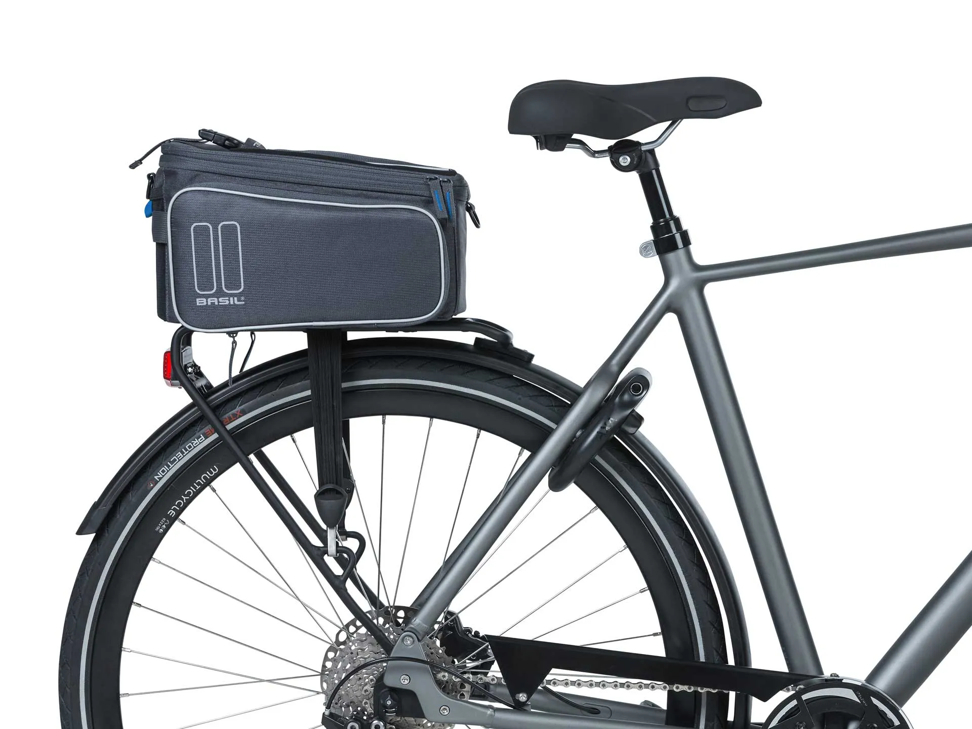 Electric Bike Basil Sport Design Trunk Bag (MIK) Gray