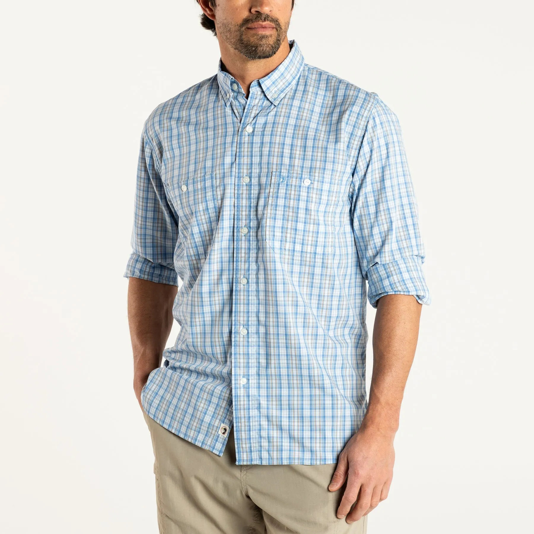 Ellsworth Plaid Performance Poplin Guide Shirt