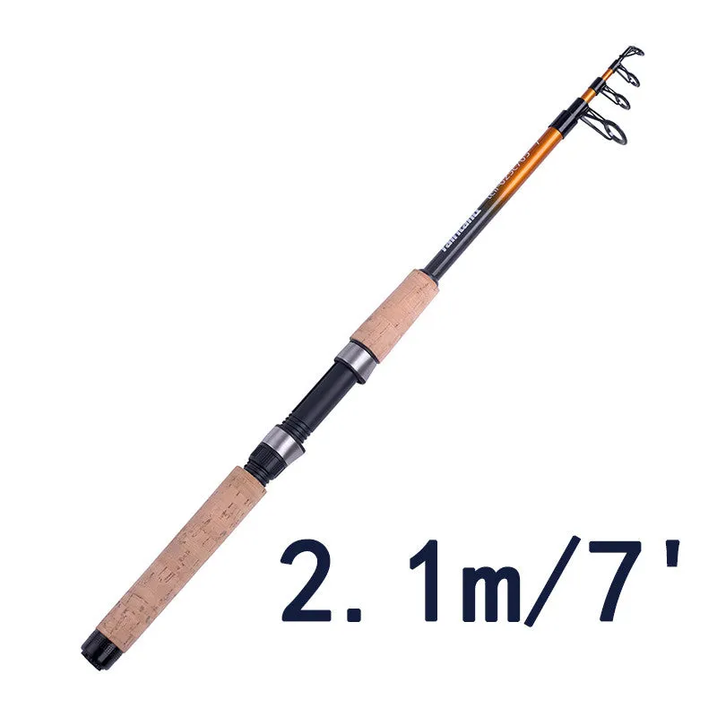 fairiland YUKON Telescopic Fishing Rod 30 Ton Carbon Fiber Portable Fishing Pole