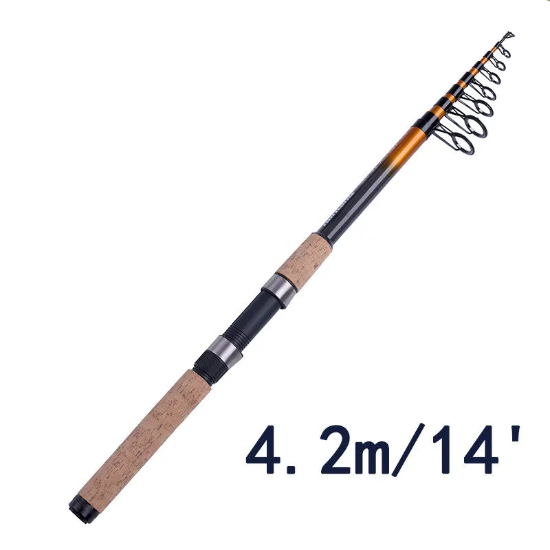 fairiland YUKON Telescopic Fishing Rod 30 Ton Carbon Fiber Portable Fishing Pole