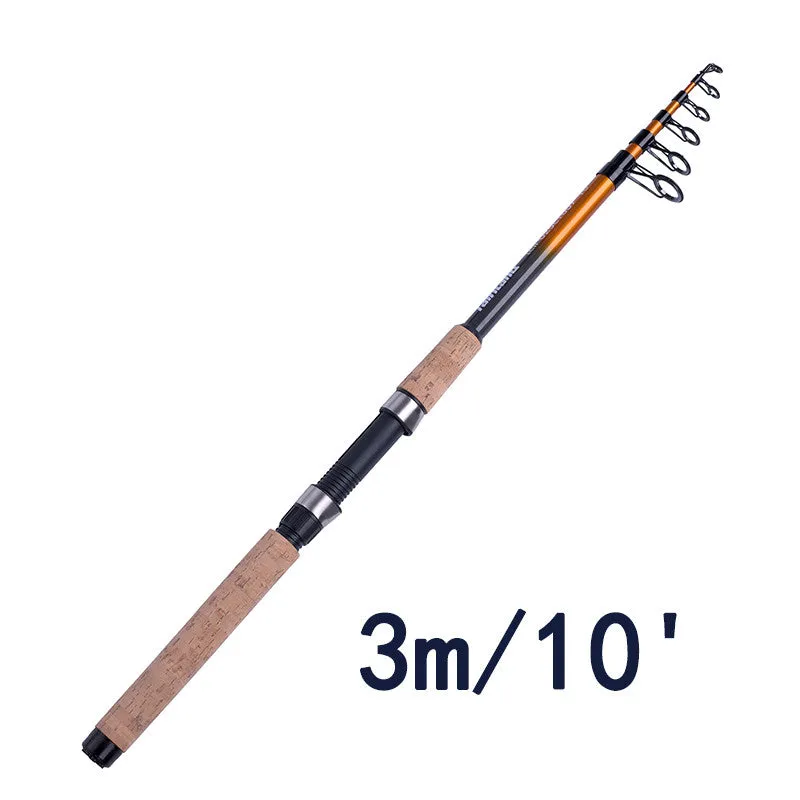 fairiland YUKON Telescopic Fishing Rod 30 Ton Carbon Fiber Portable Fishing Pole