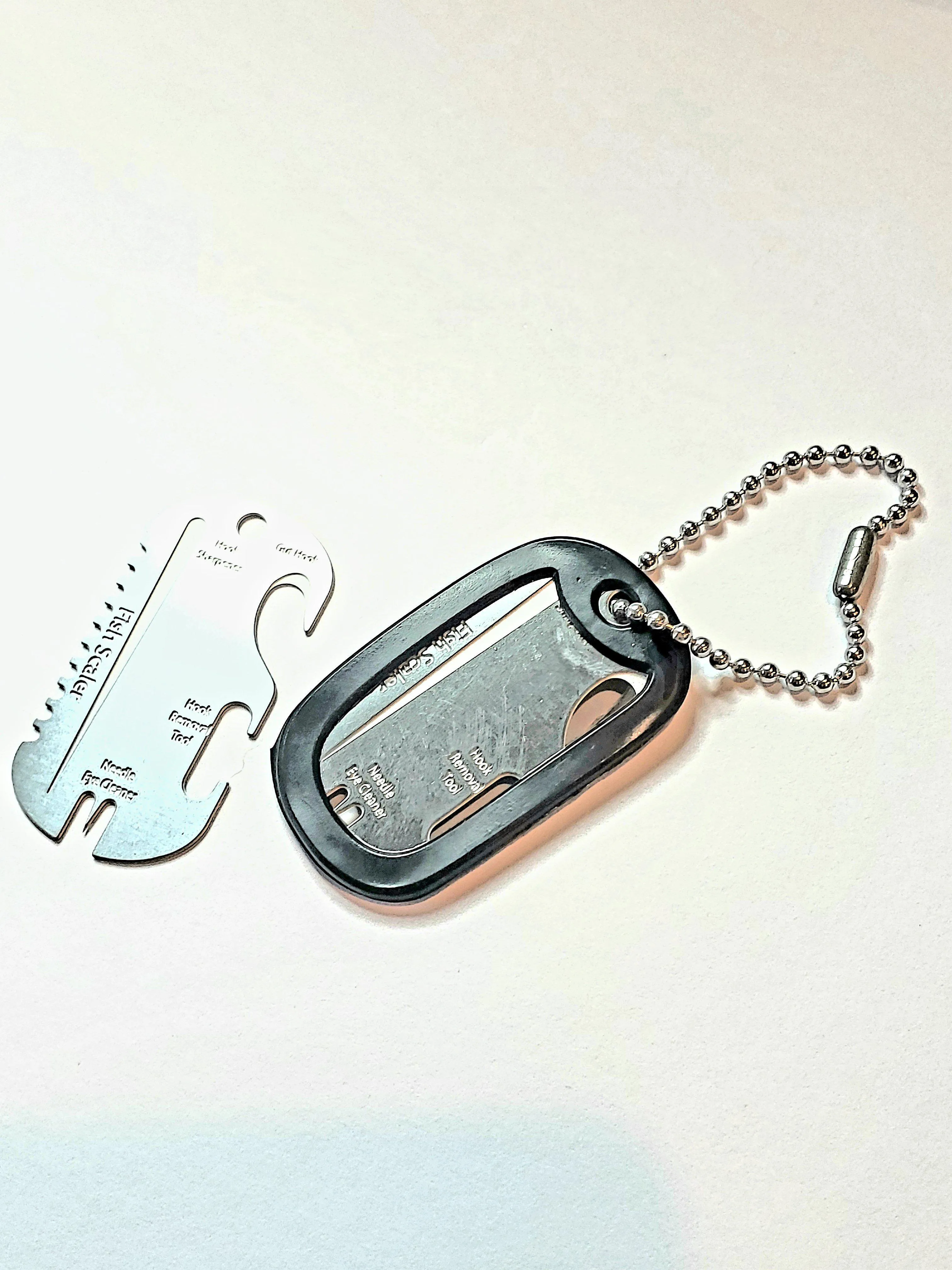 Fisherman's Dog Tag : Fishing Multi Tool Necklace