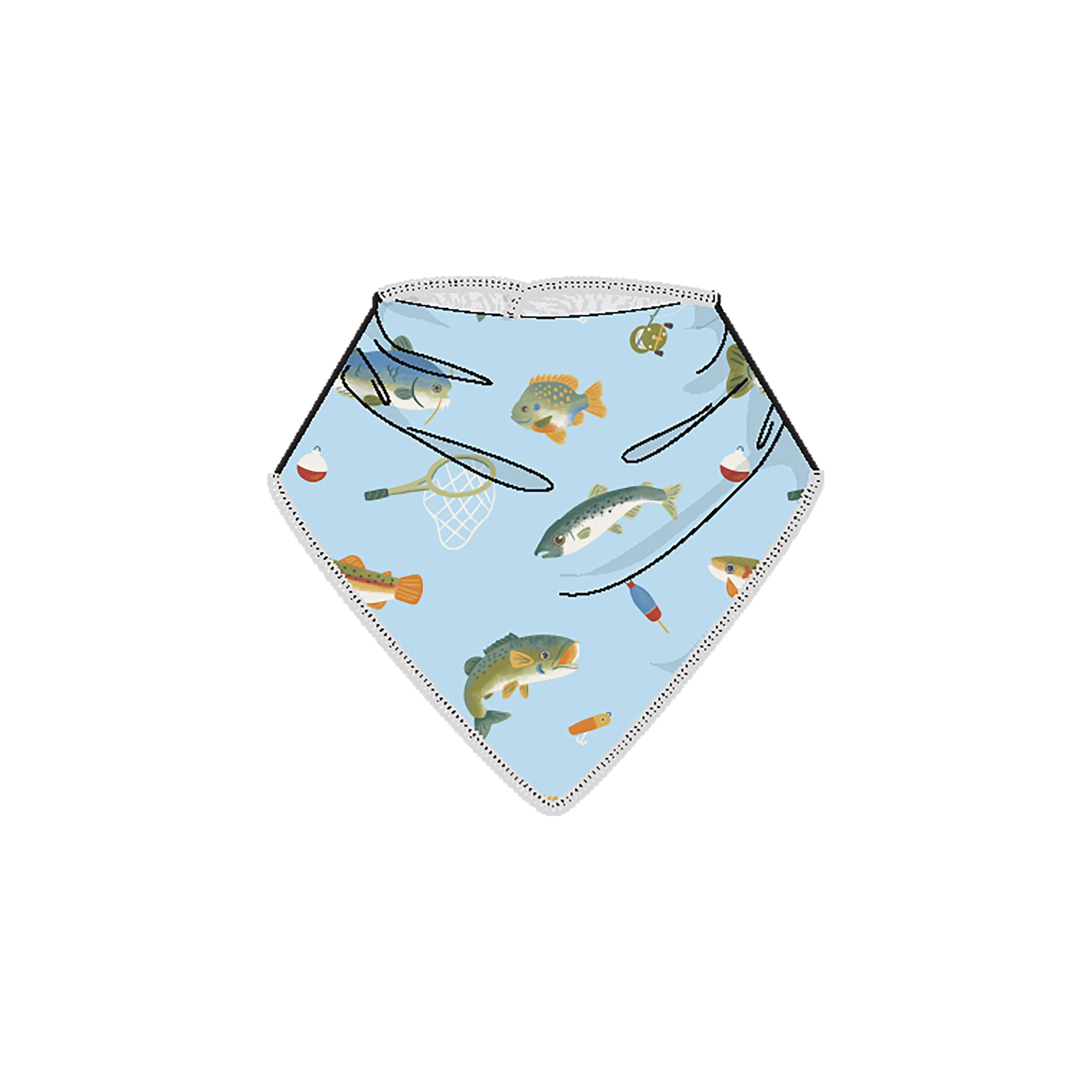 Fishing Bandana Bib