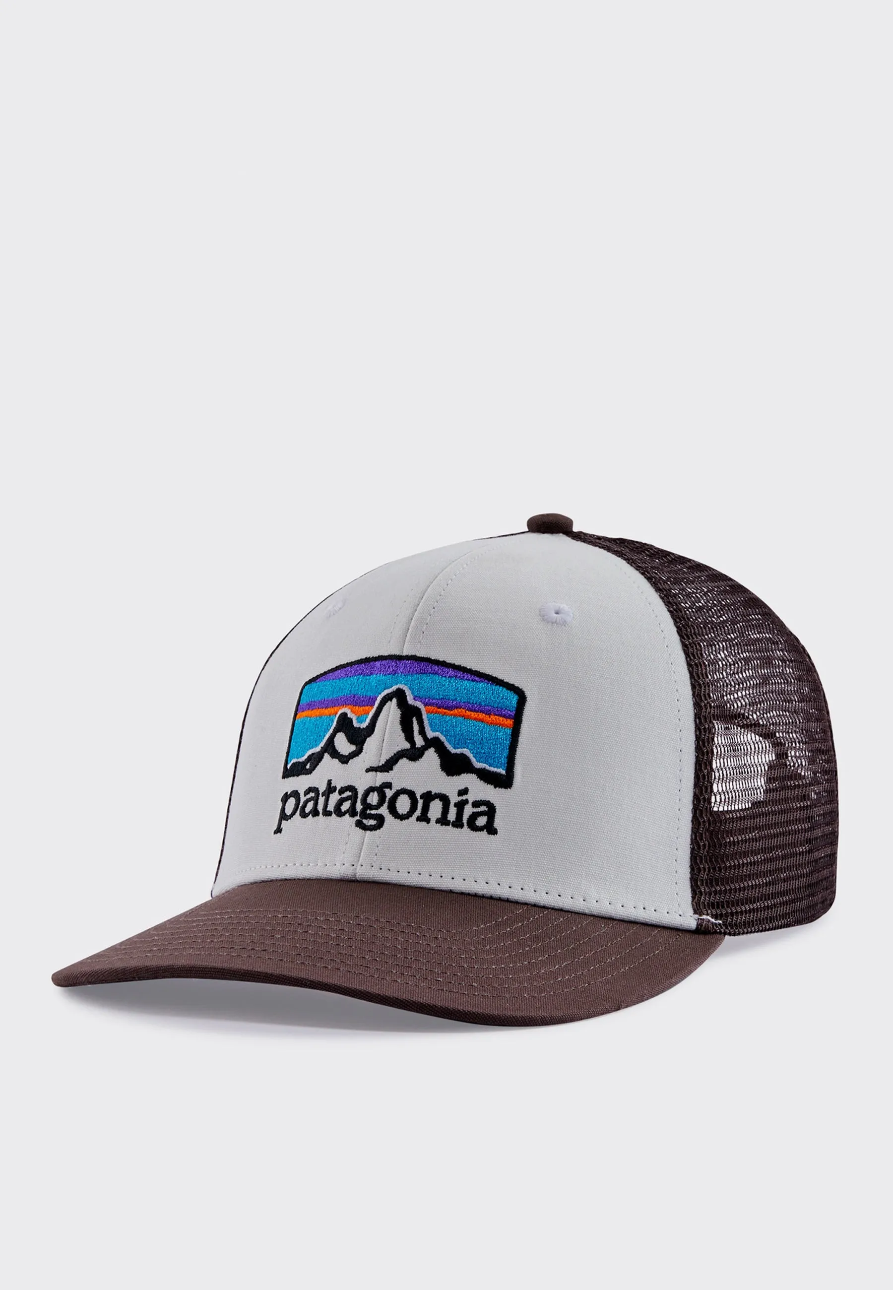 Fitz Roy Horizons Trucker Hat - Cone Brown/White