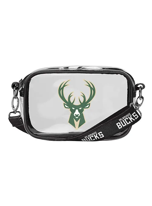 FOCO Clear Camera Milwaukee Bucks Crossbody Bag