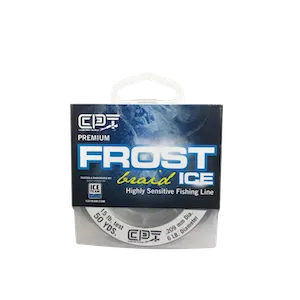 Frost Ice Braid Fishing Line Yellow 50 Yrd.