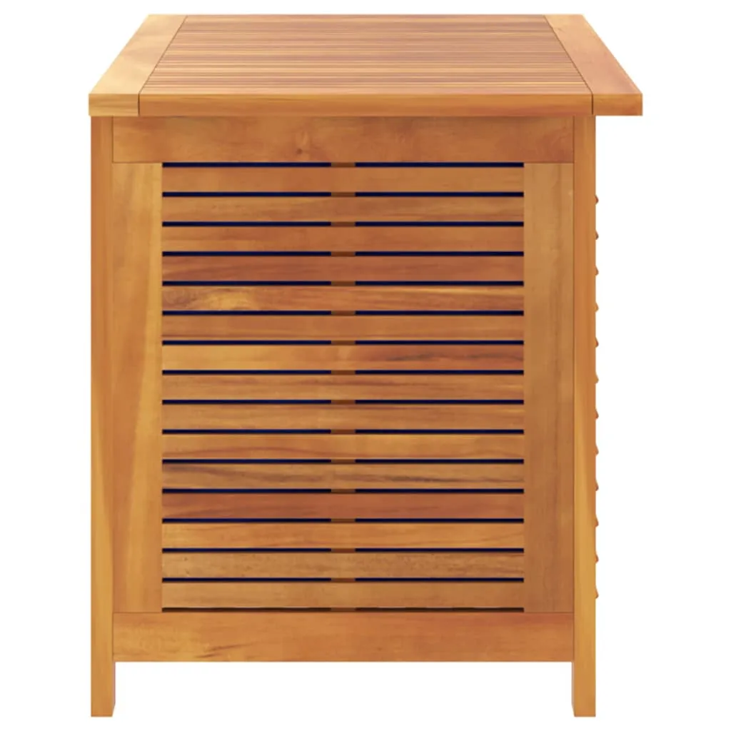 Garden Storage Box with Louver 90x50x56 cm Solid Wood Acacia