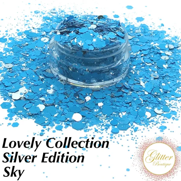 Glitter Boutique Lovely Collection Silver Edition - Sky