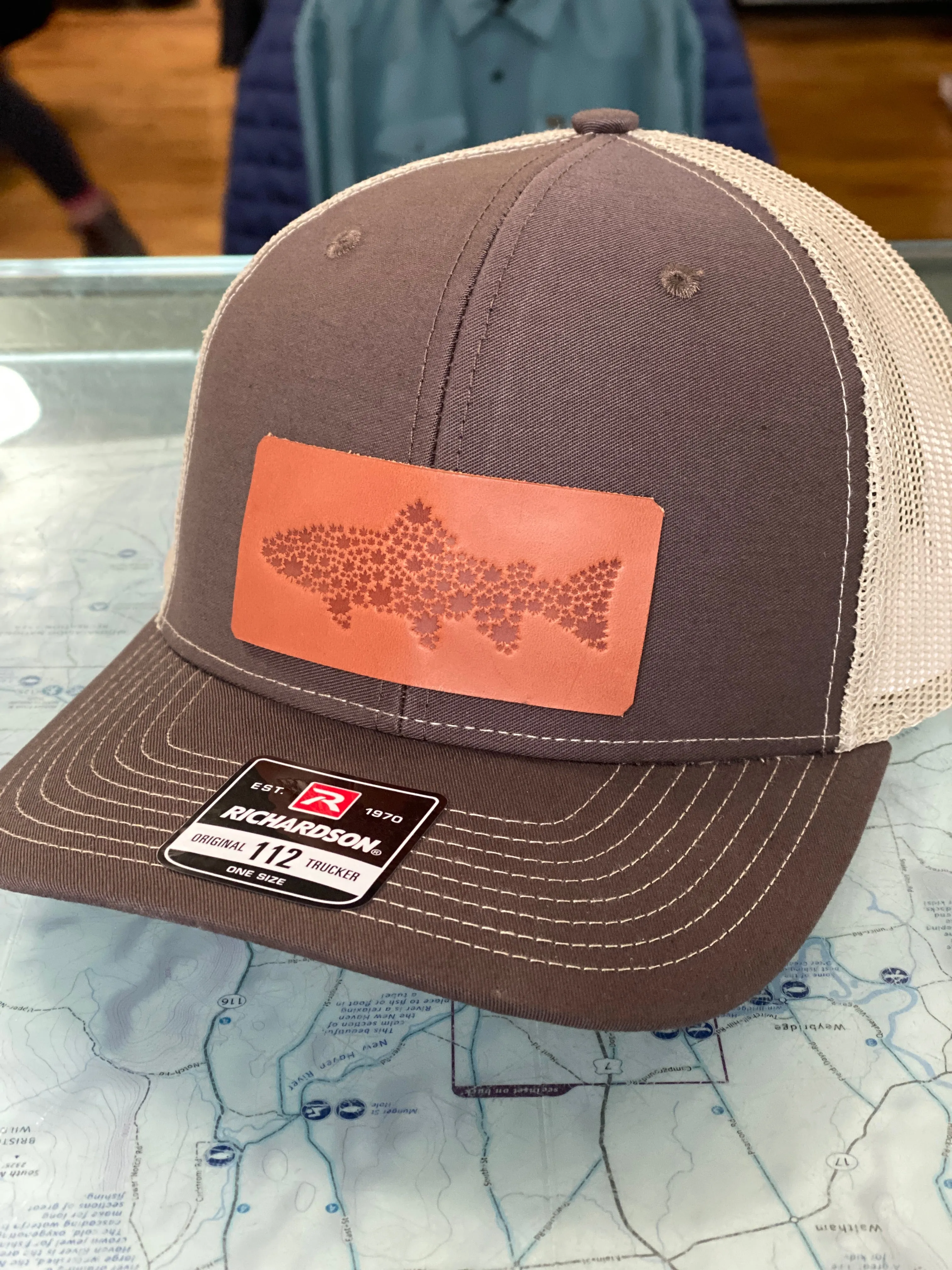 GMA Maple Leaf Trout Trucker Hat